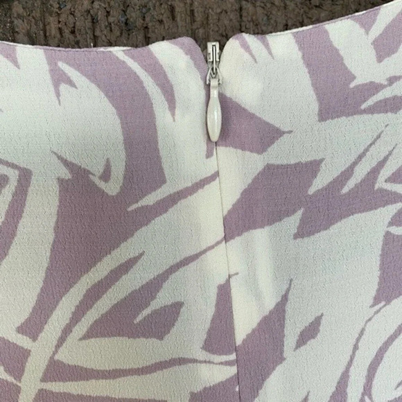 Boden, Beaded V-Neck Leaf Print Blouse - Picture 6 of 9